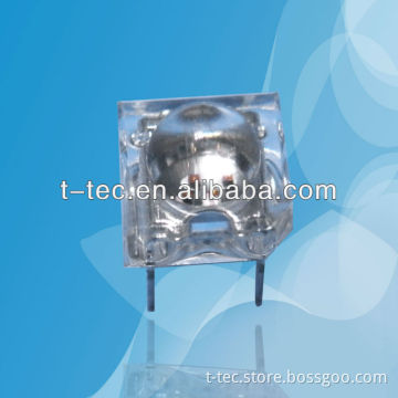 5mm blue color 4chip 0.25w piranha LED with high brightness